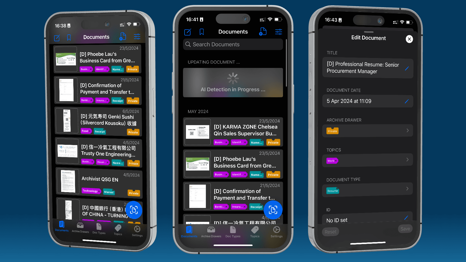 Archivist iOS App